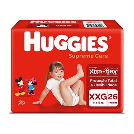 Fralda Huggies Supreme Care Xxg 26un 
 