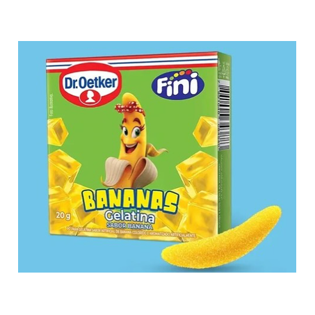 Gelatina dr´oetker fini 20gr banana