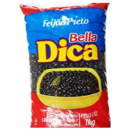 FEIJÃO BELLA DICA 1KG PRETO
