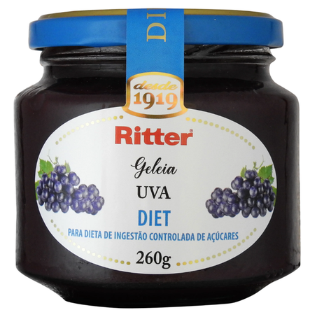 GELEIA RITTER DIET UVA VD 260G