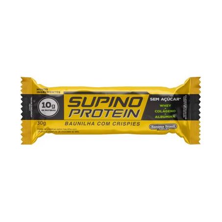 Barra de Proteína Supino Protein Baunilha Com Crispies 30g