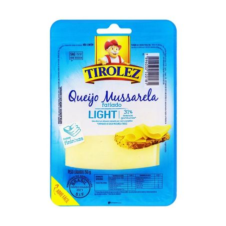 MUSSARELA LIGHT TIROLEZ FAT