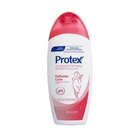 Sabonete líquido íntimo protex cuidado delicate care 200ml