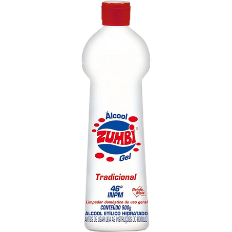 Álcool em Gel Zumbi 500g - 46º INPM