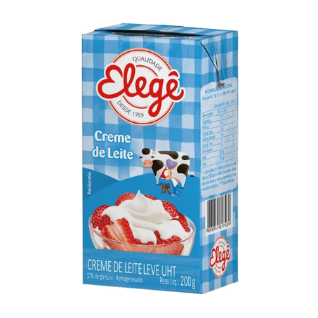 CREME DE LEITE ELEGÊ LEVÍSSIMO TP 200G