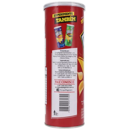 SALGADINHO BATATA STRIKE CHURRASCO POTE 90G 360-24