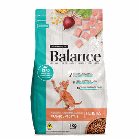 RAÇÃO BALANCE GATOS FILHOT FRANGO 1KG