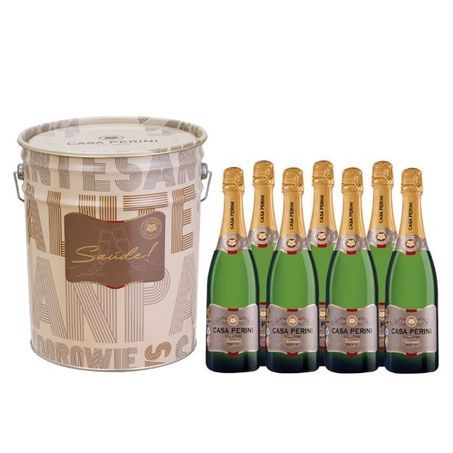 Balde espumante brut casa perini 750ml c/7