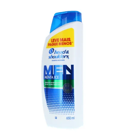 Shampoo Anticaspa Head & Shoulders Menta Ice Frasco 650ml 360-3
