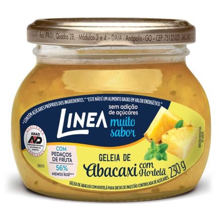 Geleia linea abacaxi c/hortela 230gr
