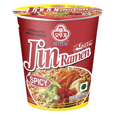 MACARRÃO INSTANTANEO JIN HOT OTTOGI COPO 65G