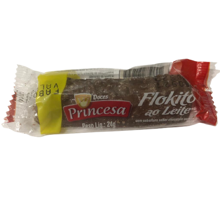 Doce Flokito Doces Princesa Ao Leite Pacote 24g 
 