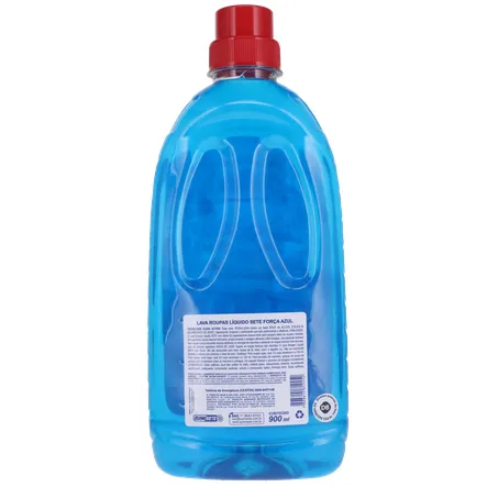 Lava roupas sete com alcool azul 900ml 360-18