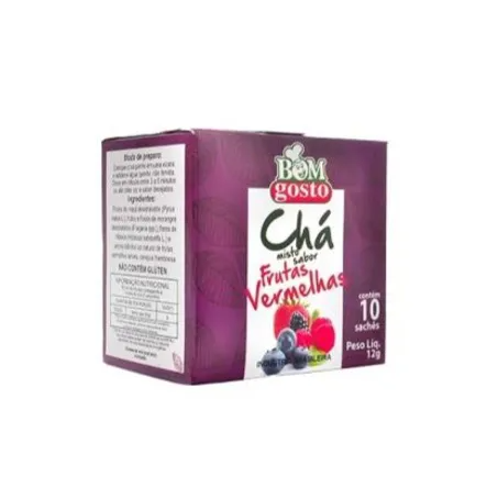Cha bom gosto 12g com 10 frutas vermelhas