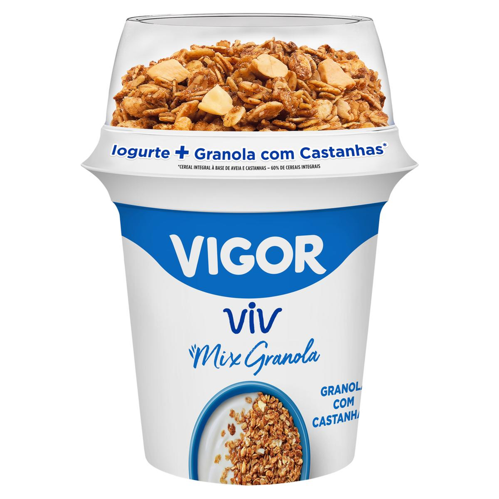 Iogurte Viv Vigor 140g - Mix Granola com Castanhas