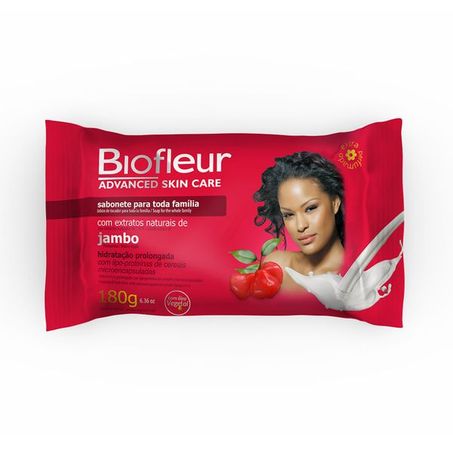Sabonete Biofleur Em Barra Hidratante Jambo 180g 
 