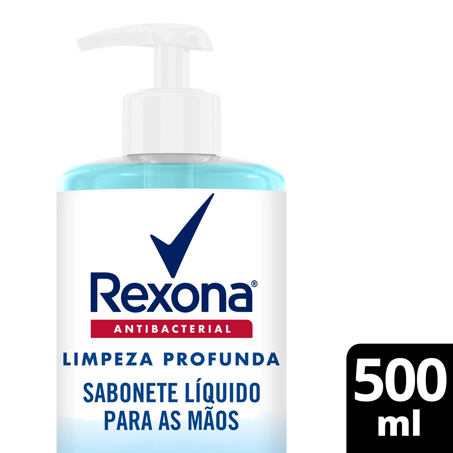 Sabonete Líquido Antibacterial Limpeza Profunda Rexona 500Ml