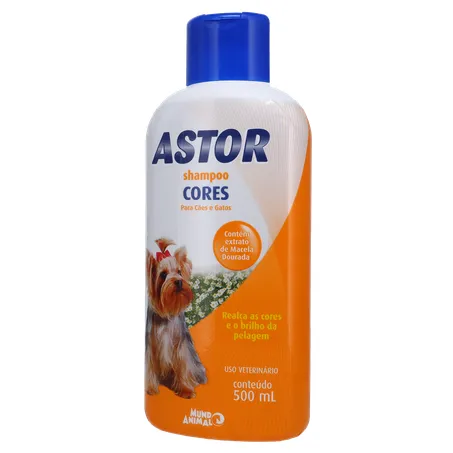 SHAMPOO ASTOR CORES CAES GATOS 500ML 360-2