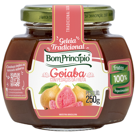 GELÉIA BOM PRINCIPIO GOIABA PEDAÇOS 250G