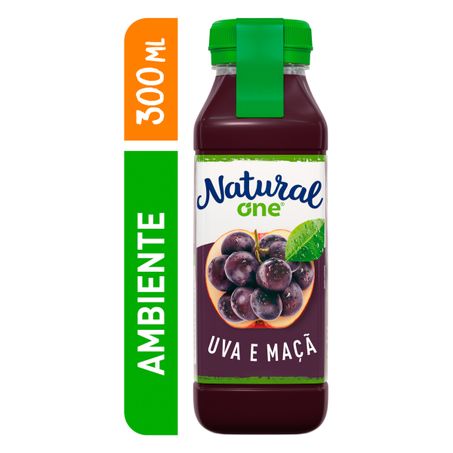 SUCO UVA E MAÇÃ NATURAL ONE AMBIENTE 300ML