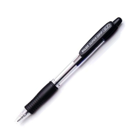 ESCOLAR CANETA PILOT S GRIP07 PRETA UN