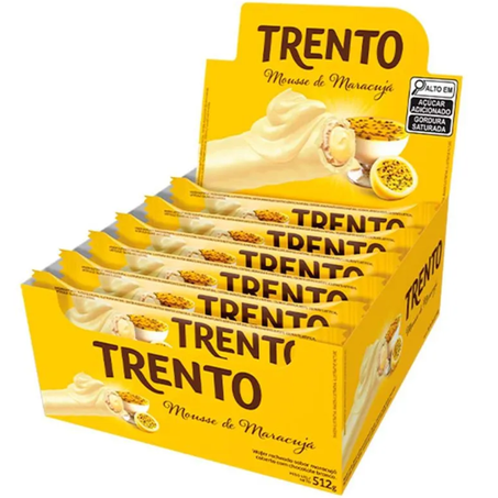 Chocolate barrinha trento pcc/16x29g maracuja
