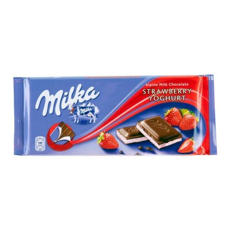Chocolate Milka strawberry 100g