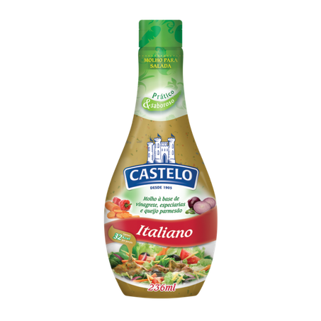 Molho para salada castelo italiano 236ml