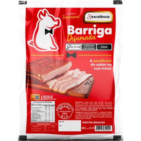 Bacon Barriga Defumada Excelência Tablete kg