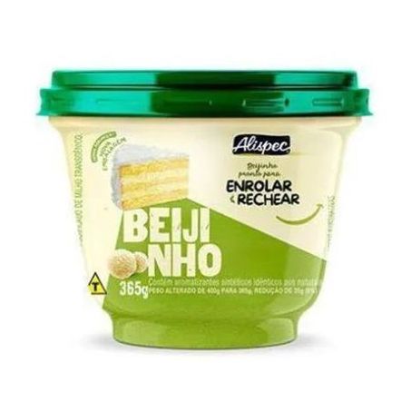 Beijinho alispec enrolar/rechear 365g