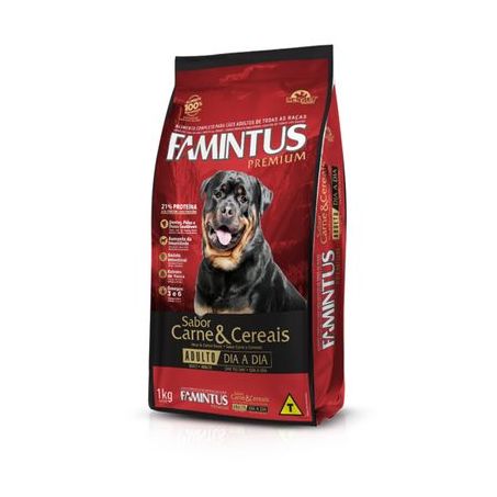 Racao famintus adulto carne 1kg