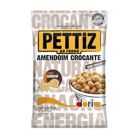 Amendoim crocante pettiz 120g natural crocante