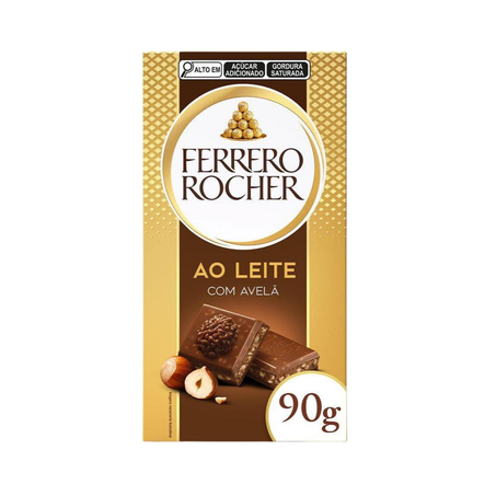 Chocolate Ferrero Rocher 90g - Ao Leite