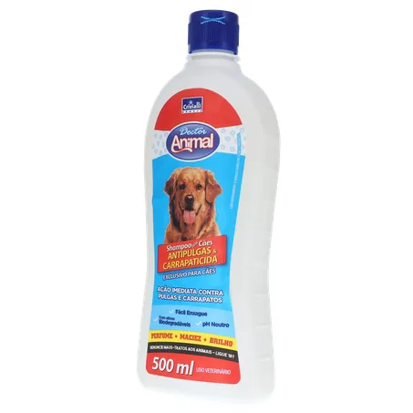 Shampoo Dr Animal 500ml Anti Pulgas 360-3
