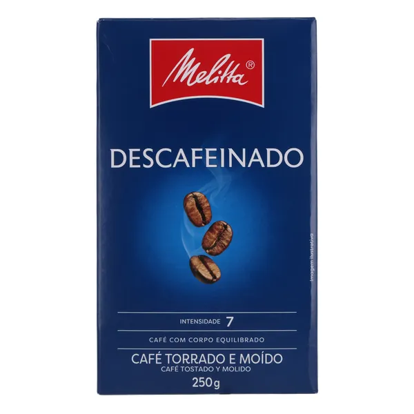 Cafe Pó Melitta Descafeinado Intensidade 7 250g | Supermercado ...