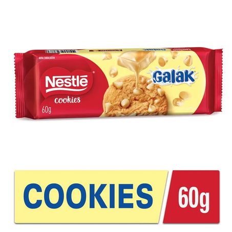 COOKIES NESTLÉ GALAK BAUNIL GOTAS CHOC BRANCO 60G