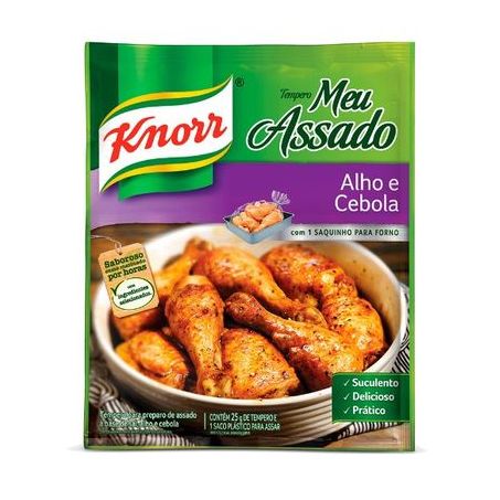 Tempero knorr meu assado cebola e alho 25g