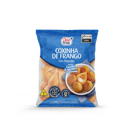 Coxinha de Frango Com Requeijão Bontraz 810g