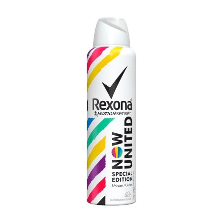 DESODORANTE ANTITRANSPIRANTE AEROSOL REXONA NOW UNITED 150ML