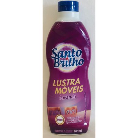 Lustra moveis santo brilha lavanda 200ml