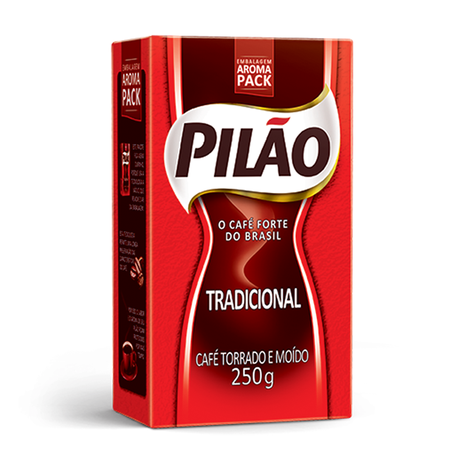 CAFÉ PILÃO TRADICIONAL A VÁCUO 250G
