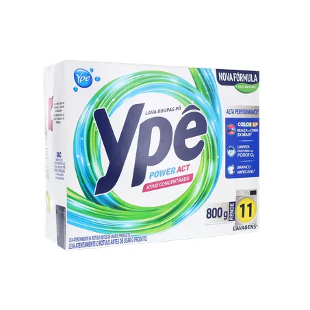 Detergente em Po Ype Power Act 800g 360-33