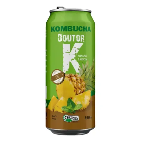 Kombucha abacaxi/menta doutor k 350ml