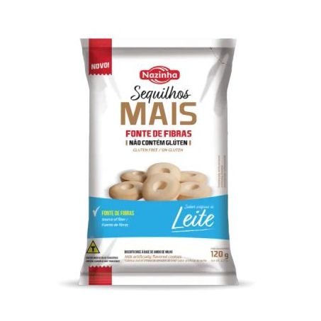Bisc nazinha 120g sequilho leite