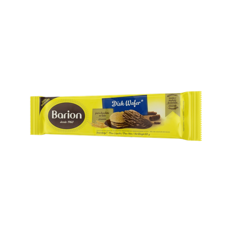 Wafer Barion Cobertura Chocolate Ao Leite Pacote 65g 
 