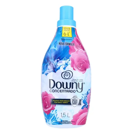 Amaciante de Roupas Concentrado Downy Brisa Do Verão 1,5L