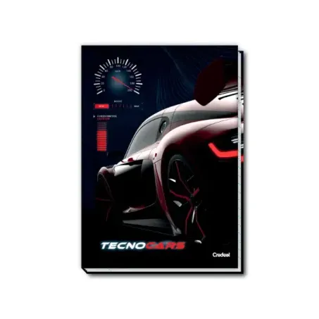 CADERNO CD 1/4 COSTURADO TECNOCARS CREDEAL 96FL