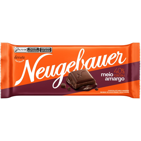 Chocolate Neugebauer 40 Cacau Em Barra 80g