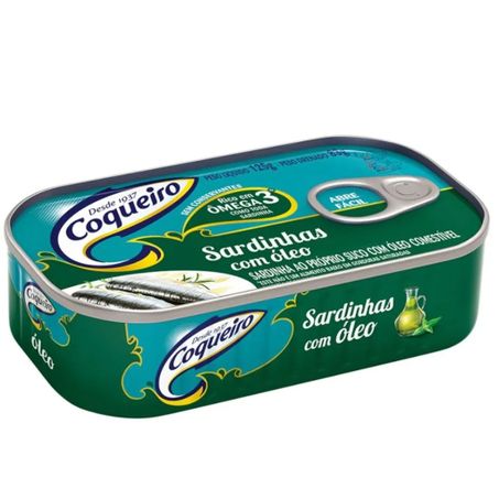 Sardinhas com Óleo Coqueiro Lata 75gr