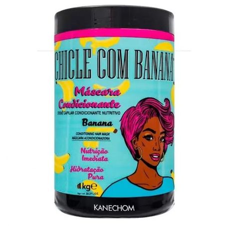 Mascara Capilar Kanechom Chiclete C/Banana 1kg